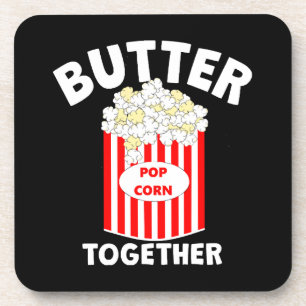 BUTTER Together Movie Popcorn Coaster