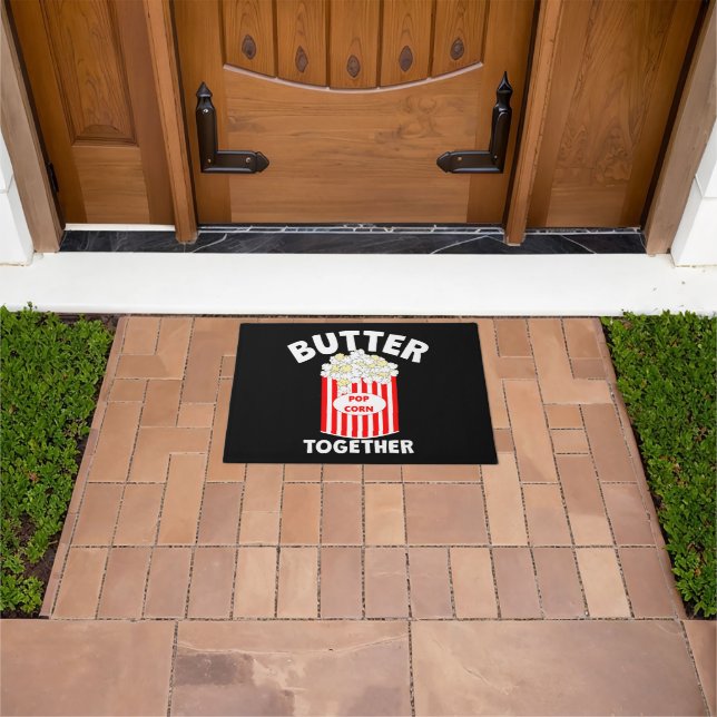 BUTTER Together Movie Popcorn Doormat (Outdoor)