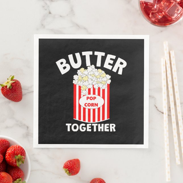 BUTTER Together Movie Popcorn Napkin (Insitu)