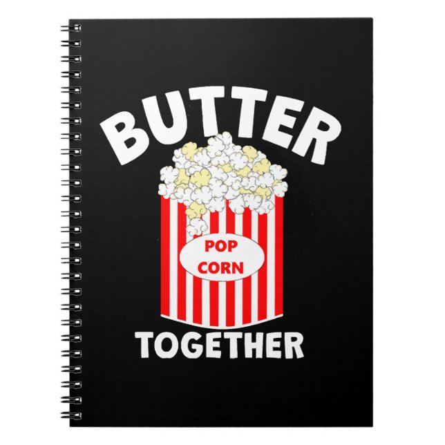 BUTTER Together Movie Popcorn Notebook (Front)