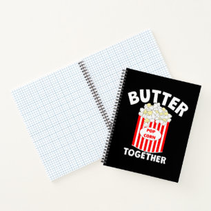 BUTTER Together Movie Popcorn Notebook
