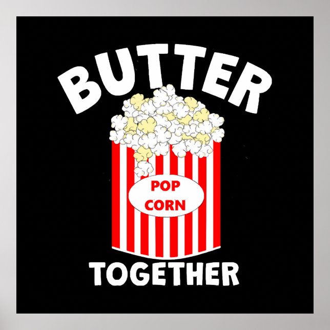 BUTTER Together Movie Popcorn Poster (Front)