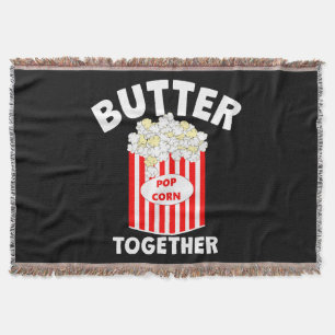 BUTTER Together Movie Popcorn Throw Blanket