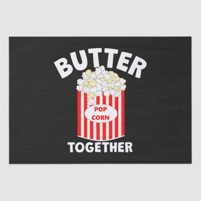 BUTTER Together Movie Popcorn Tissue Paper (Front)