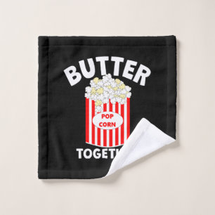 BUTTER Together Movie Popcorn Wash Cloth