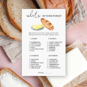 Butter Together - What's in your purse game