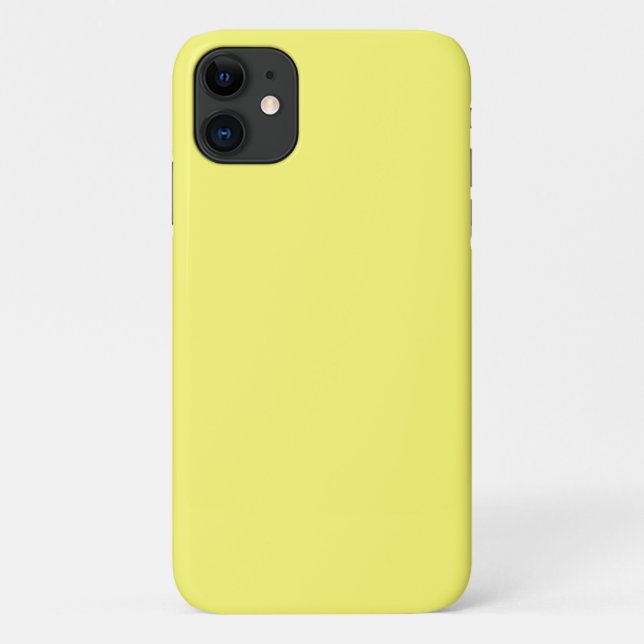 Butter Yellow Case-Mate iPhone Case (Back)