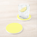 Butter Yellow Coaster<br><div class="desc">Known for its warm tone,  buttery shades of yellow add instant cheer and a sense of comfort to any space,  while easily complementing other hues. An inviting neutral that sits between pale yellow and creamy off-white,  it can be used in both traditional and modern designs.</div>