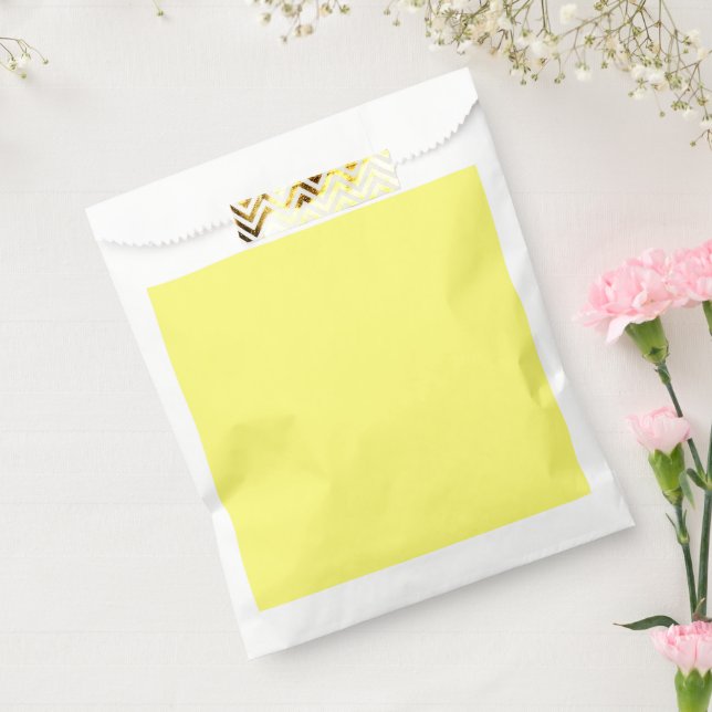 Butter Yellow Favour Bags (Sealed)