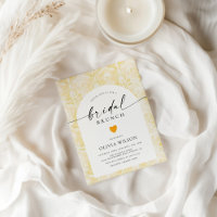 Butter Yellow Floral Bridal Shower