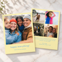 Butter Yellow Happy Everything Modern Family Photo