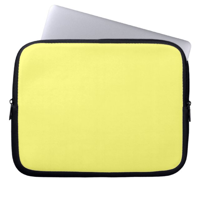 Butter Yellow Laptop Sleeve (Front)
