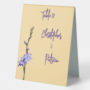 Butter Yellow & Lilac Coloured Sun Orchid Wedding