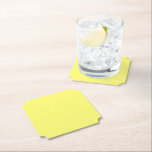 Butter Yellow Paper Coaster<br><div class="desc">Known for its warm tone, buttery shades of yellow add instant cheer and a sense of comfort to any space, while easily complementing other hues. An inviting neutral that sits between pale yellow and creamy off-white, it can be used in both traditional and modern designs.</div>