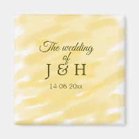 Butter yellow pastel the wedding of couple name le