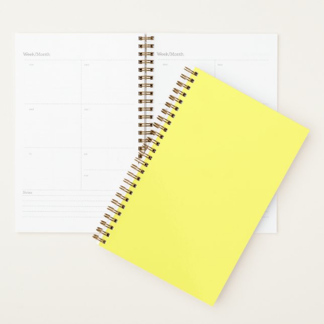 Butter Yellow Planner (Display)