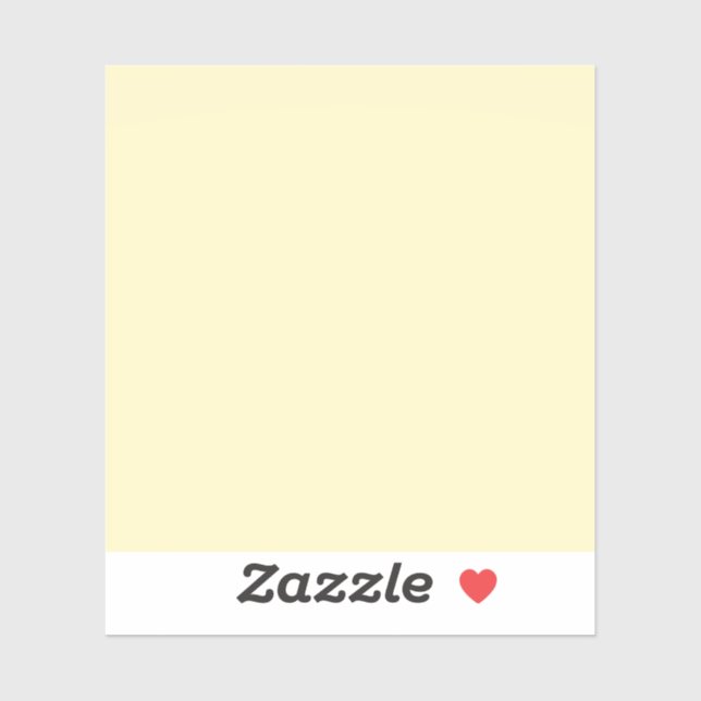 Butter Yellow Solid Colour (Sheet)