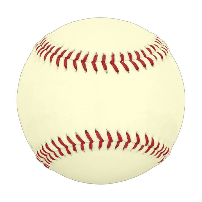 Butter Yellow Solid Colour | Classic Elegant Baseball (Front)