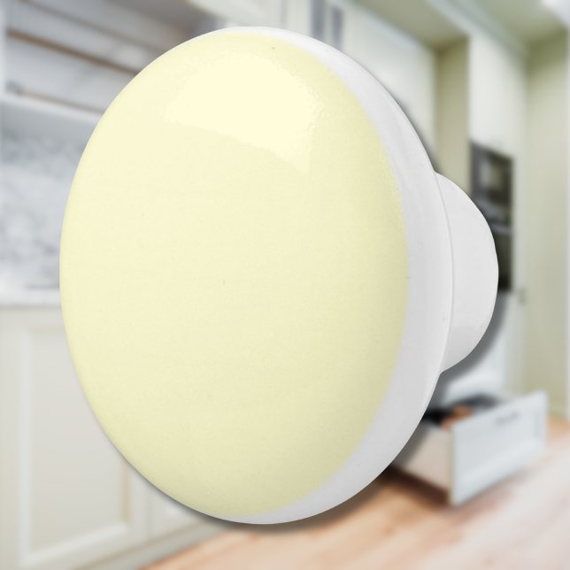 Butter Yellow Solid Colour | Classic Elegant Ceramic Knob (Creator Uploaded)