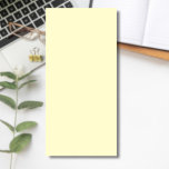 Butter Yellow Solid Colour | Classic Elegant Magnetic Notepad<br><div class="desc">Butter Yellow Solid Colour | Classic | Elegant | Trendy | Stylish | Gift</div>