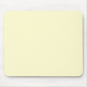 Butter Yellow Solid Colour Classic Elegant Mouse Mat