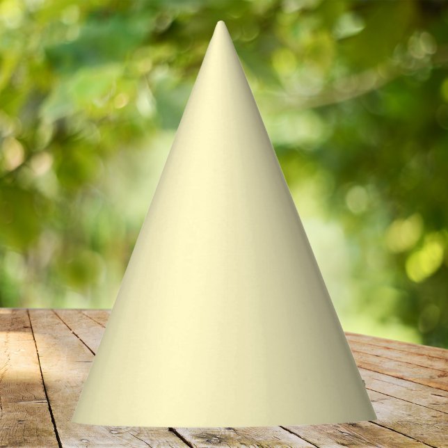 Butter Yellow Solid Colour Party Hat (Creator Uploaded)