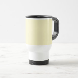 Butter Yellow Solid Colour Travel Mug