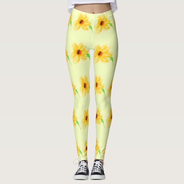 Butter Yellows Leggings (Front)