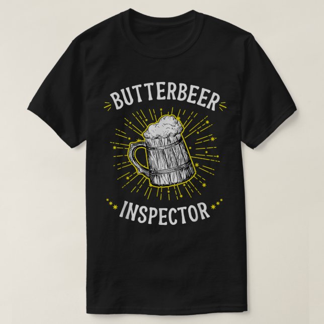 butterbeer inspector - butterscotch beer  T-Shirt (Design Front)