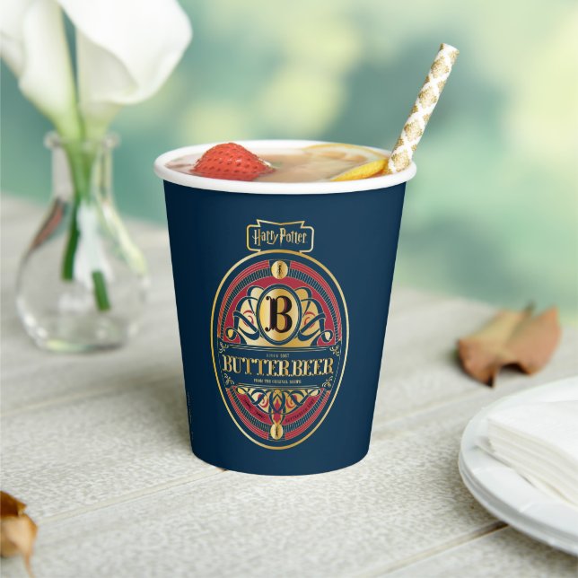 BUTTERBEER™ Vertical Logo Paper Cups (Insitu)