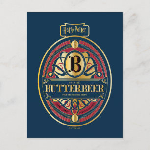 BUTTERBEER™ Vertical Logo Postcard