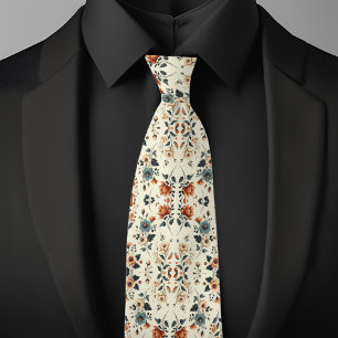 Buttercream Floral Tie