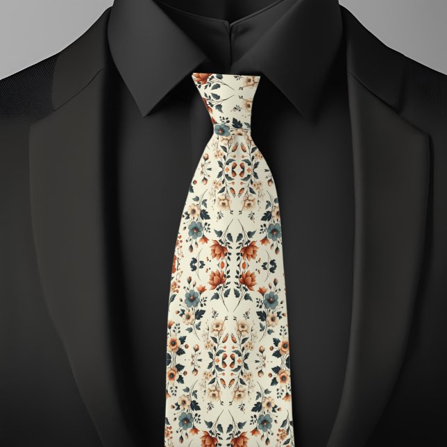 Buttercream Floral Tie (Creator Uploaded)