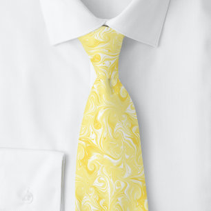 Buttercream Melted Abstract Tie