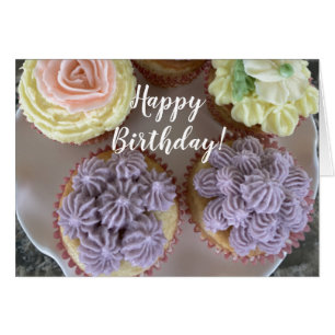 Buttercream Piping Cupcakes For Your Birthday