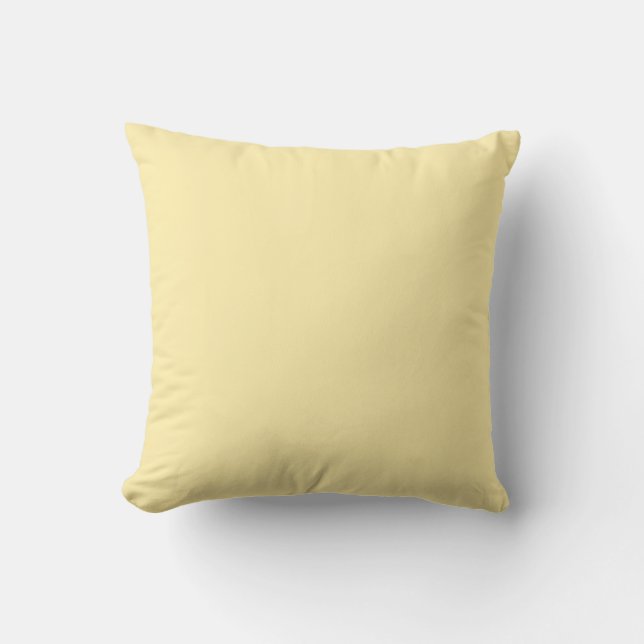 Buttercream Solid Colour Cushion (Front)