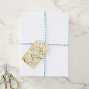 Buttercream Yellow Citrine Crystal Art Gift Tags