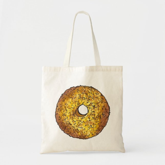 Buttercrunch Doughnut Doughnut Breakfast Tote Bag (Front)