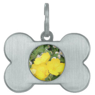 Buttercup and Babies Breath Pet Name Tag