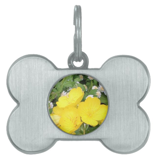 Buttercup and Babies Breath Pet Name Tag (Front)