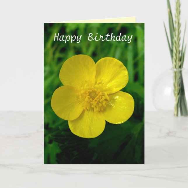 Buttercup - Birthday Card (Front)
