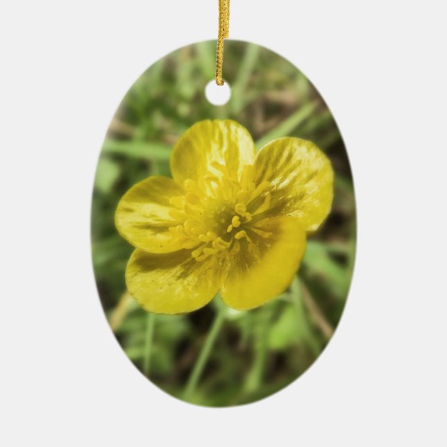buttercup ceramic tree decoration (Front)