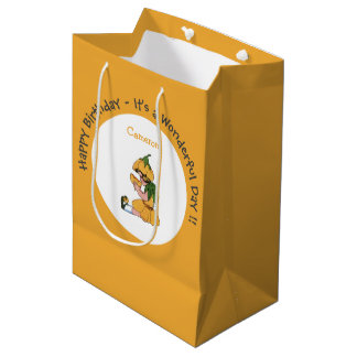 Buttercup Child Whimsical Flower Party Collection Medium Gift Bag