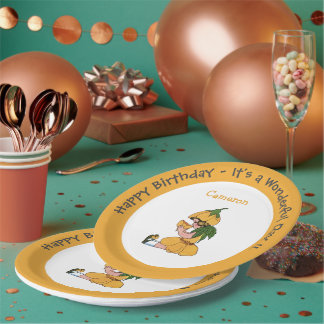 Buttercup Child Whimsical Flower Party Collection Paper Plate