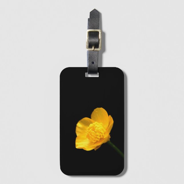 Buttercup Flower bc ltcnm Luggage Tag (Front Vertical)