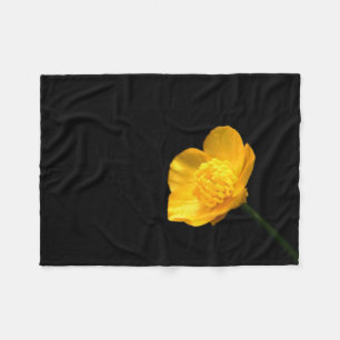 Buttercup Flower fbcna Fleece Blanket