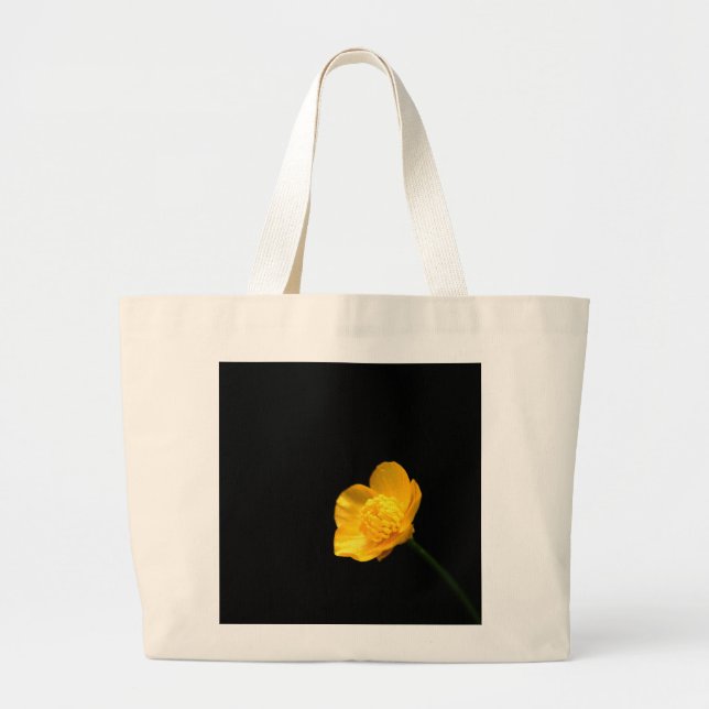 Buttercup Flower jtcna Large Tote Bag (Front)