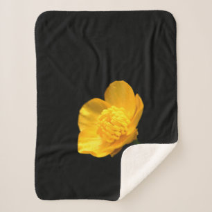 Buttercup Flower sbcna Sherpa Blanket