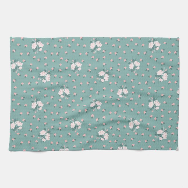 Buttercup Flower Tea Towel (Horizontal)