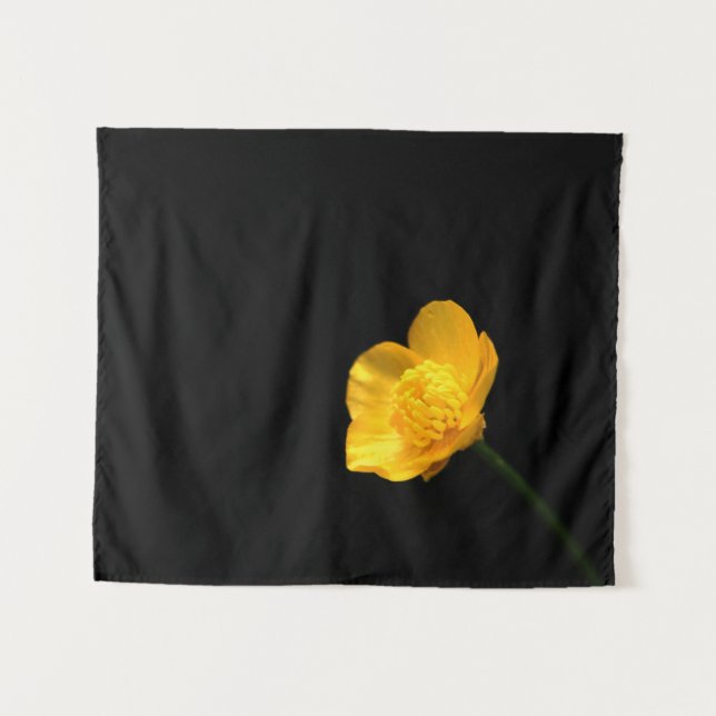 Buttercup Flower wtcna Tapestry (Front (Horizontal))